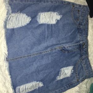 Blue Jean Skirt
